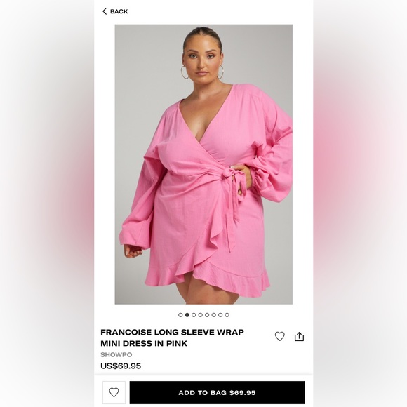 Showpo. Dresses & Skirts - NWT SHOWPO Wrap Dress